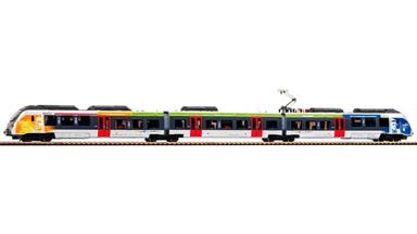 PIKO 47246 — Электропоезд 3-секционный Abellio (интерфейс PluX16), TT, VI, Abellio
