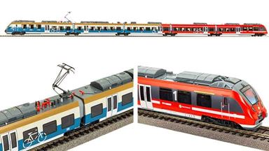 PIKO 21824 — Электропоезд 5-секционный BR 442 837 (интерфейс 8 пин), H0, VI, S-Bahn (Росток)