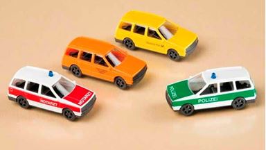 AUHAGEN 43652 — Легковые спец. автомобили «Kombi» (4 машинки), 1:100—1:120