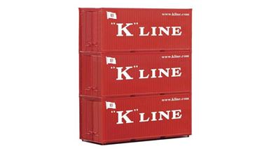 PIKO 56220 — 20-футовые контейнеры «K-Line» (3 шт.), 1:87