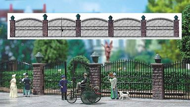 BUSCH 6016 — Кованная ограда и ворота (~650 мм), 1:72—1:100