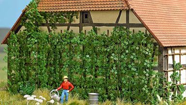 BUSCH 1264 — Дикий виноград 90 х 50 мм., 1:87, 1:50-1:120. Сделано в Германии.