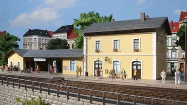 AUHAGEN 11369 — Вокзал «Plottenstein», 1:87