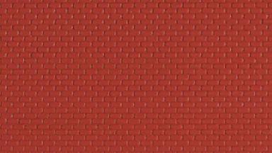 AUHAGEN 52412 — Кирпич красный (пластик ~100 × 200 мм), 1:87—1:120