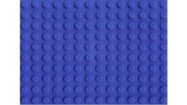 HUBELINO 401038 — Плата 14 × 10 (площадка) синего цвета для блоков, размер 80 × 112 мм