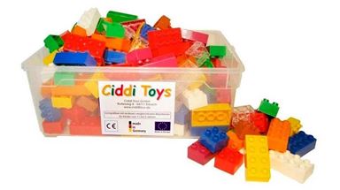 CIDDI TOYS 10157 — Разноцветные блоки 160 шт. (8 × 2 - 110 шт., 4 × 2 - 50 шт.) совместимы с LEGO Duplo®