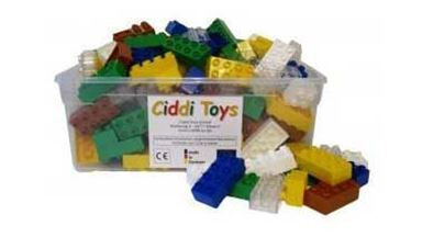 CIDDI TOYS 10159 — Разноцветные блоки 160 шт. (8 × 2 - 110 шт., 4 × 2 - 50 шт.) совместимы с LEGO Duplo®