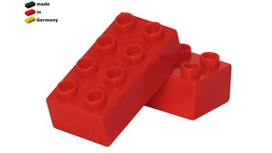 CIDDI TOYS 10170-4 — Блок 4 × 2 красный (1 кирпичик)