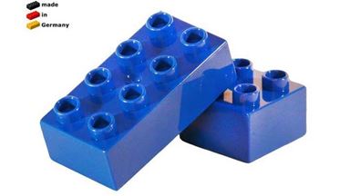 CIDDI TOYS 10172-4 — Блок 4 × 2 синий (1 кирпичик)