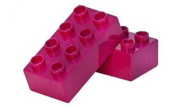 CIDDI TOYS 10177-4 — Блок 4 × 2 пурпурный (1 кирпичик)