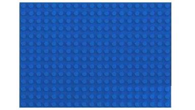 HUBELINO 402035 — Плата 20 × 14 (площадка) синего цвета для блоков, размер 160 × 224 мм