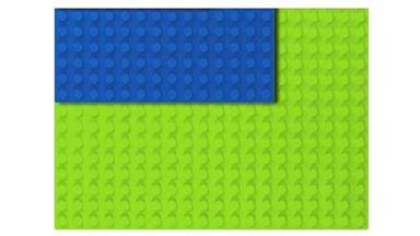 HUBELINO 402080 — Плата 20 × 14 (площадка) салатового цвета для блоков, размер 16 × 22.4 см