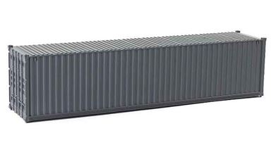 CMOD CON08740 dark gray — 40 футовый морской контейнер (темно-серый), 1:87