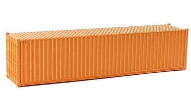 CMOD CON08740 orange — 40 футовый морской контейнер (оранжевый), 1:87