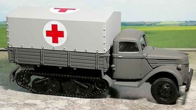 RUSAM-SDKFZ-3-15-910 — Автомобиль полугусеничный санитарный, 1:87, II, Wehrmacht
