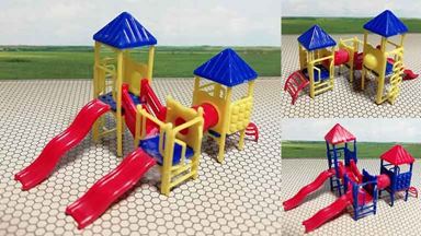 CMOD DPL160x2 — Детские площадки (2 конструкции разных цветов), 1:150—1:200