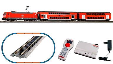 PIKO 59102 — Цифровой стартовый набор «Пассажирский поезд с электровозом BR 146», H0, VI, DB AG, SmartControl WLAN