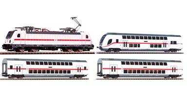 PIKO 51582-3pc — Пассажирский поезд (электровоз BR 147 и 3 вагона), H0, VI, DB AG