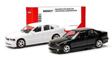 HERPA 013925 — Автомобили BMW® 3 серии E36 AC Schnitzer (2 шт. для сборки), 1:87