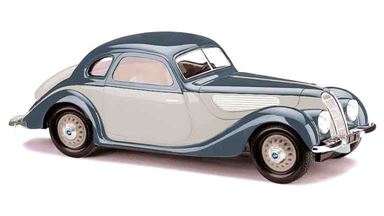 BUSCH 40204 — Автомобиль BMW® 327 Coupé (серый), 1:87, 1937–1952