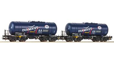 PIKO 58284 — Вагоны-цистерны «DIAMANT» 406Ra (2 вагона), H0, VI, PKP