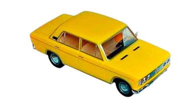 BUSCH 50552 — Легковой автомобиль Lada® 1600 («ВАЗ 2106») жёлтый, 1:87, 1976—2006, СССР