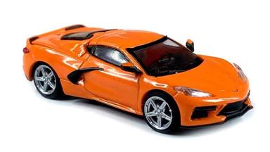 PCX87 870675 — Автомобиль Chevrolet® Corvette (C8) Stingray (оранжевый), 1:87, 2020
