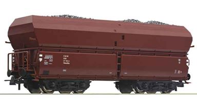 ROCO 56333 — Вагон-хоппер OOtu загруженный углём H0, IV, DR