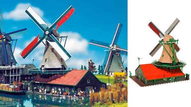 FALLER 191832 — Ветряная мельница, 1:87, 1880—1920