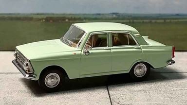 HERPA 024365-006 — Автомобиль «Москвич-408» (светло-зелёный, салатовый), 1:87, 1964—1969, СССР