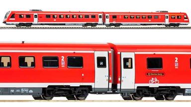 PIKO 52008 — Дизельный поезд (2 вагона) (интерфейс 8 пин), H0, VI, DB AG