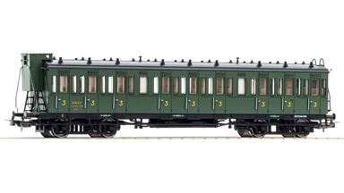 PIKO 53337 — Пассажирский купейный вагон 3 кл. с тормозной будкой, H0, III, SNCF