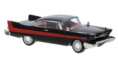BREKINA 19682 — Автомобиль Plymouth® Fury (черный с красным), 1:87, 1958
