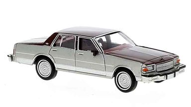 BREKINA 19708 — Автомобиль Chevrolet® Caprice (серебристый/темно-красный), 1:87, 1987