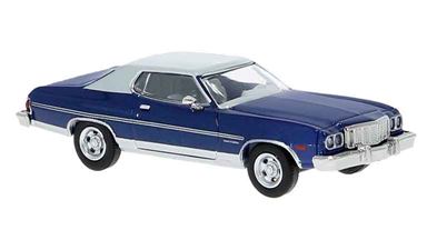 BREKINA 19731 — Автомобиль Ford® Gran Torino (синий/светло-серый), 1:87, 1976