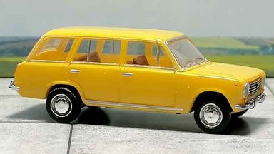 BREKINA 27262 — Автомобиль «Жигули» Lada® 2102 (ВАЗ-2102) желтый, 1:87, 1971—1986, СССР
