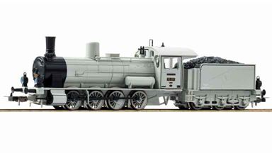 PIKO 27513 — Паровоз с тендером BR 55 (G7.1) (звук PluX22), H0, II, DRG